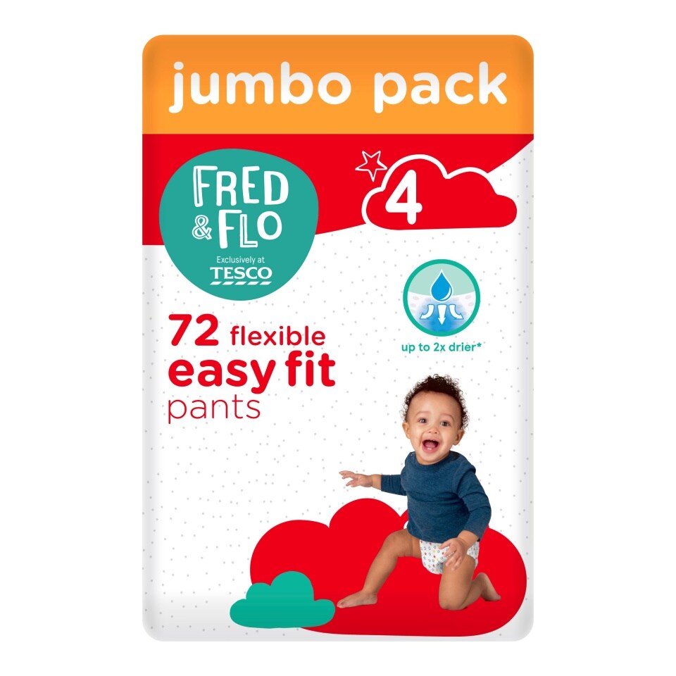 pieluchy tesco fred&flo 4+ pants