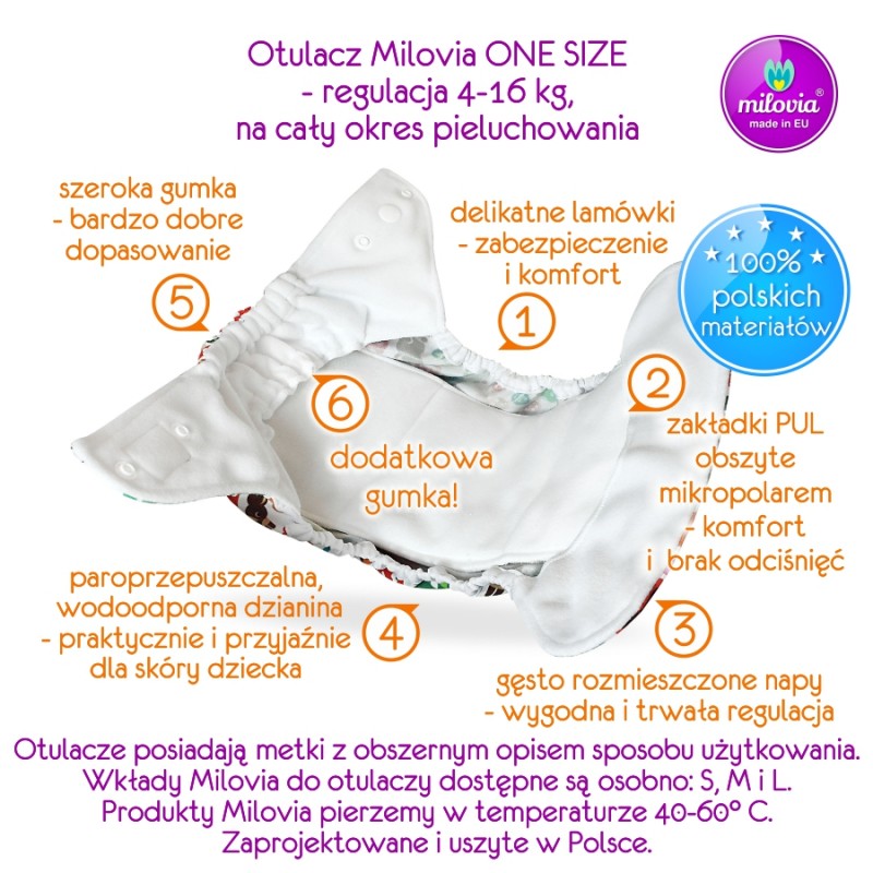 pieluchy wielorazowe otulacze milovia sklep