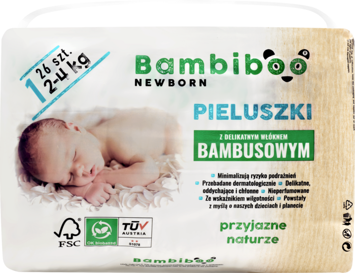 pieluszki jednorazowe bambiboo