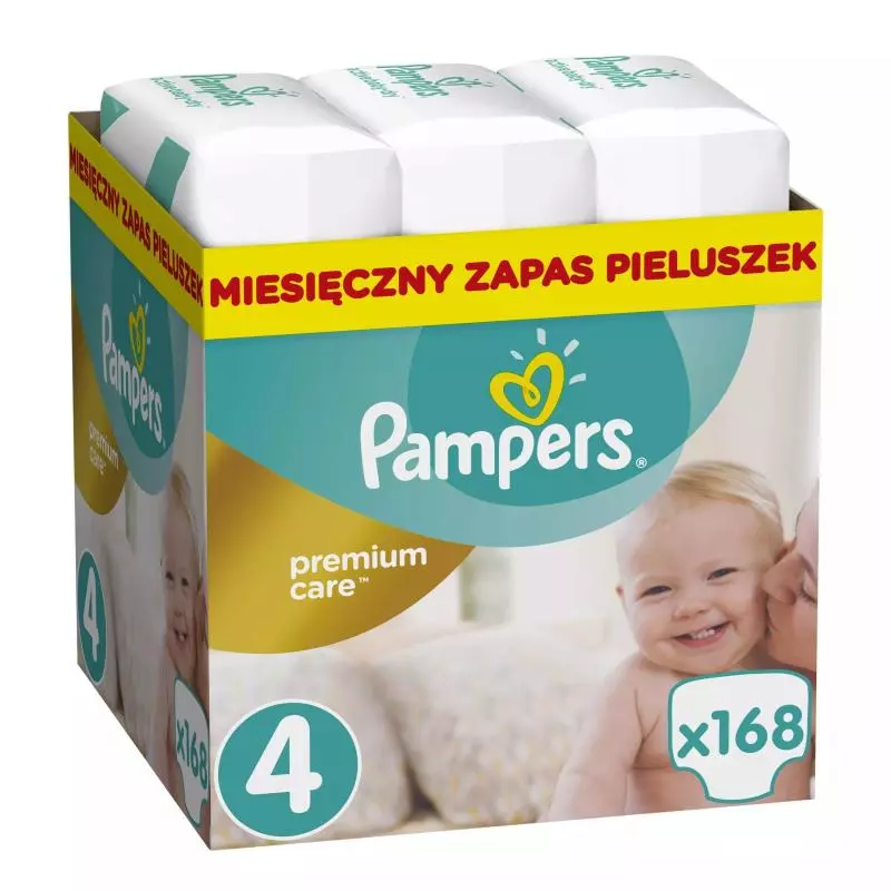 pieluszki pampers 168 szt