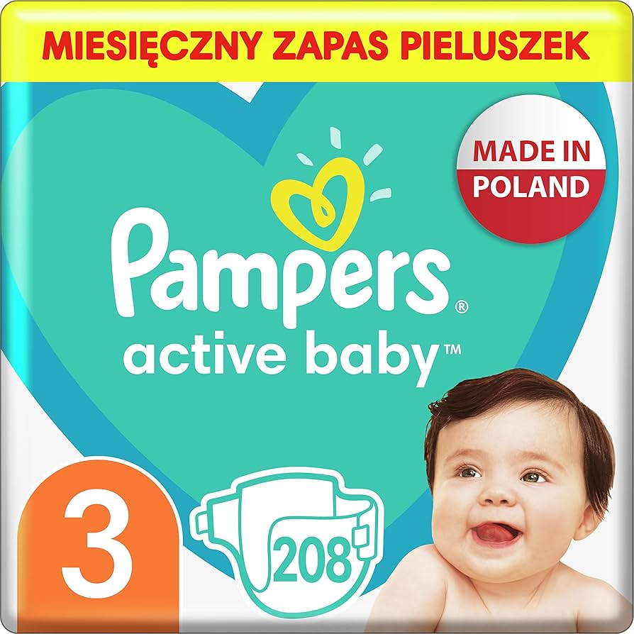 pieluszki pampers 3 ile miesięcy