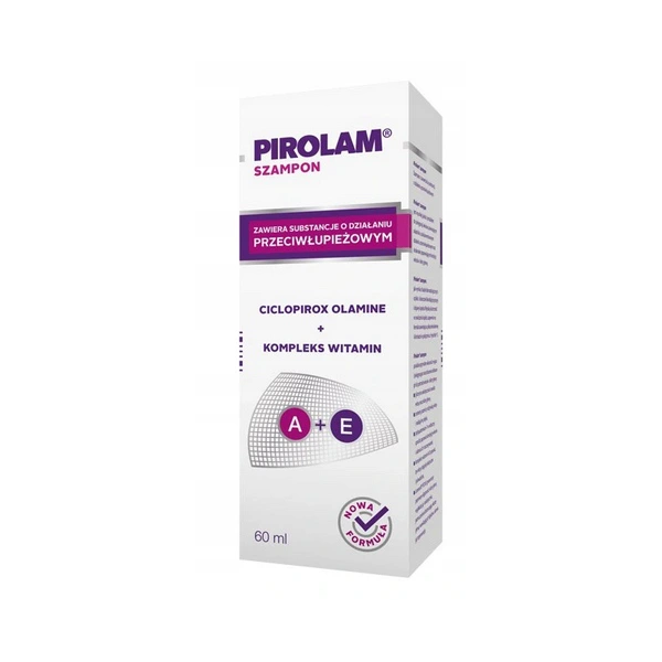 pirolam szampon przeciwłupieżowy z wit.a e 60ml