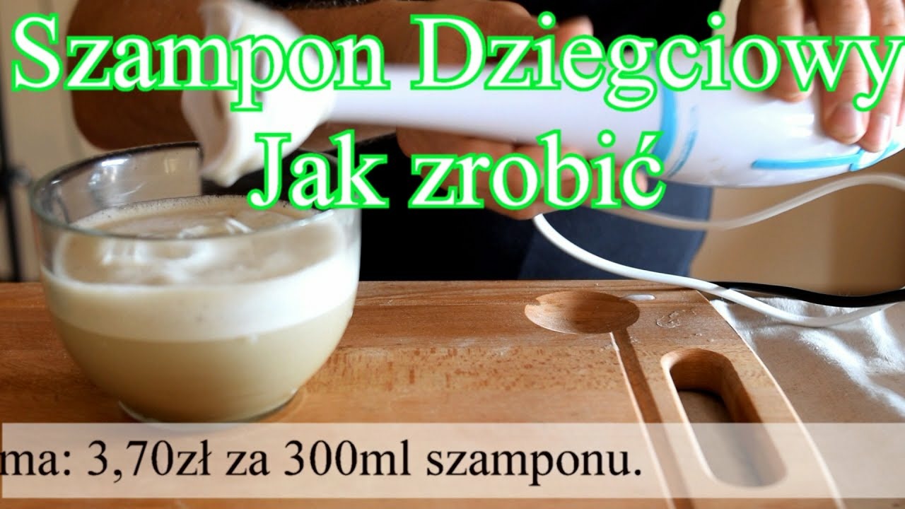 przepis na szampon dziegciowy