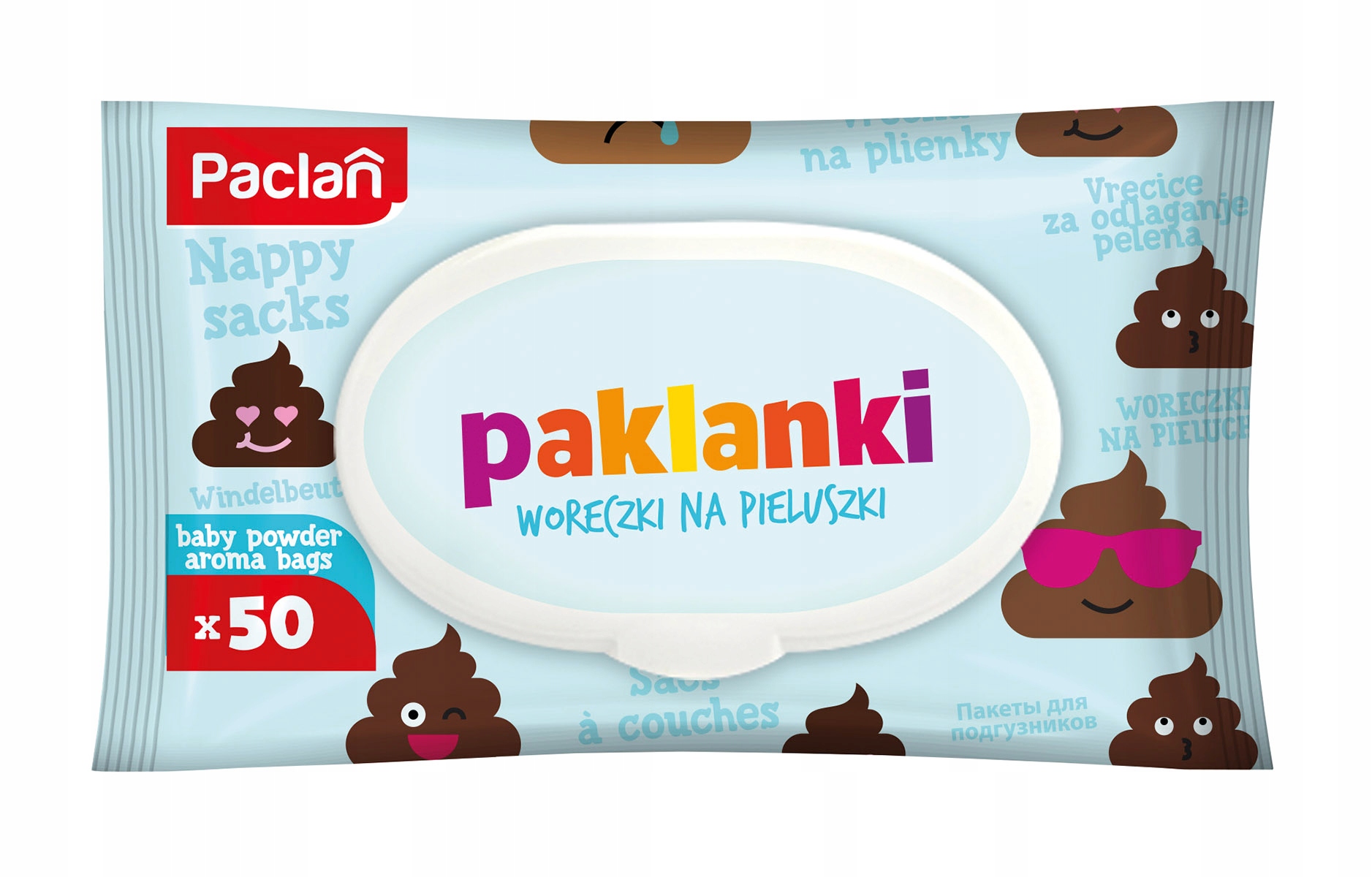 pudełko na woreczki na pieluchy