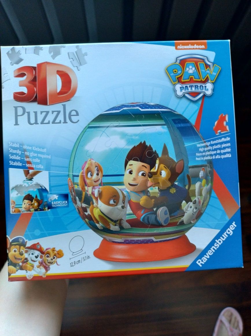 Puzzle 3D Ravensburger 12186 Psi Patrol