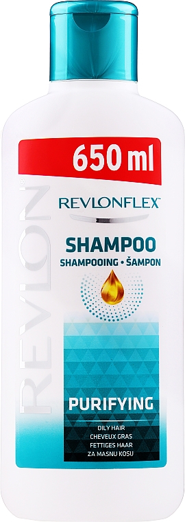 revlon flex szampon z keratyną włosy tłuste 650ml