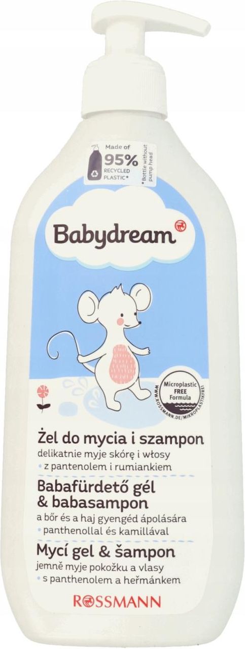 rossmann żel i szampon niemowląt babydream