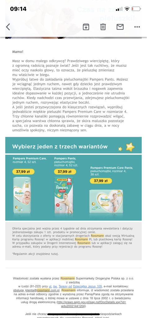 rossmann klub rossnę pampers