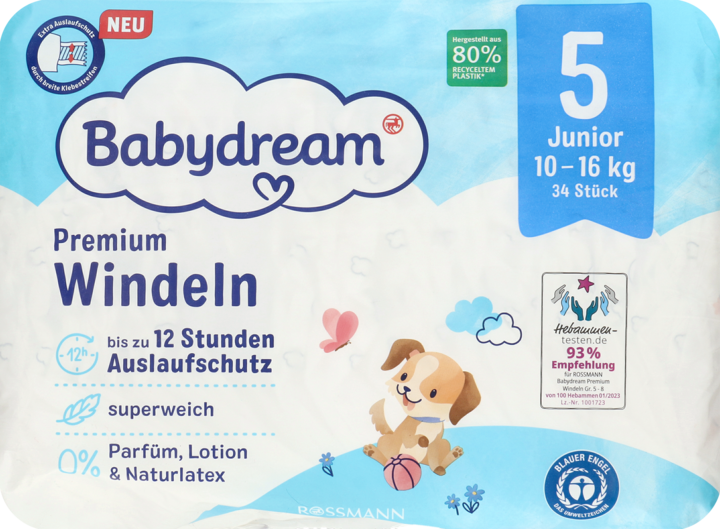 rossmann pieluchy babydream 2 cena