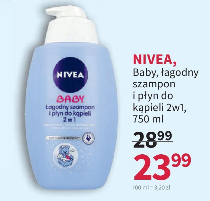 rossmann szampon i plyn nivea dla dzieci