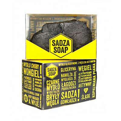 sadza soap szampon do włosów z węglem aktywnym 250ml