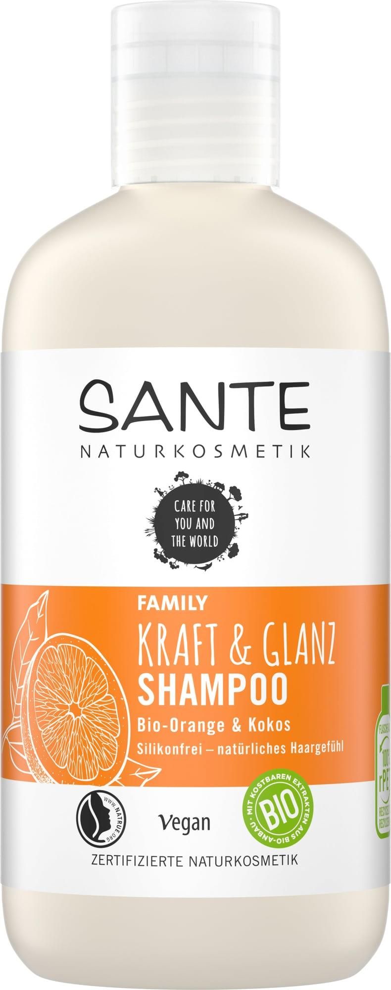 sante family szampon z organiczną pomarańczą