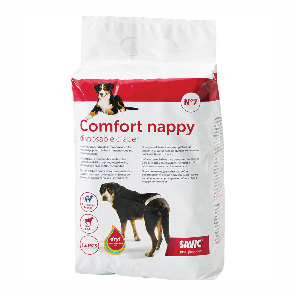 savic comfort nappy pieluchy dla psa rozmiar 6