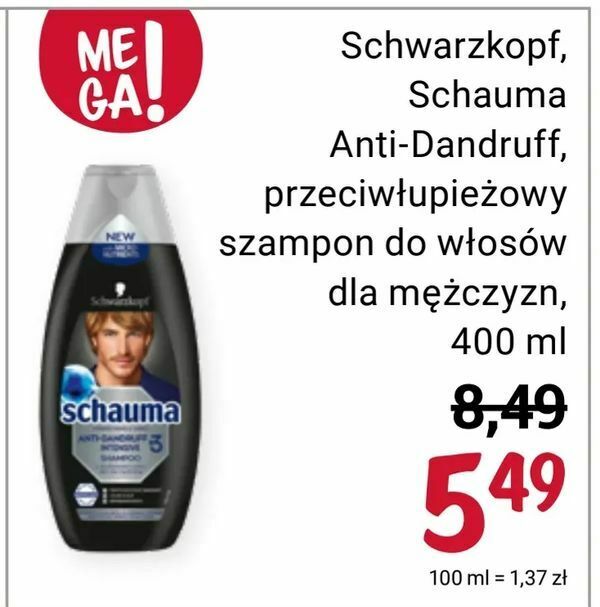 schauma lemongrass szampon dla mężczyzn rossmann