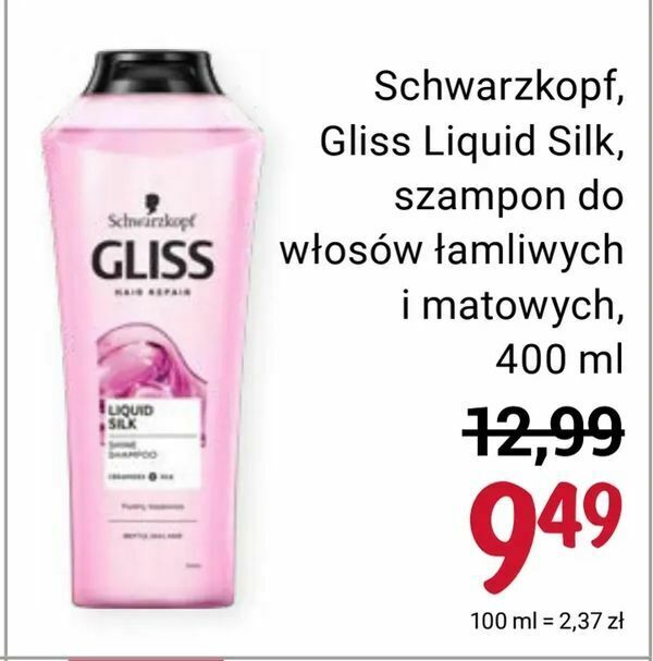 schwarzkopf szampon i odżywka rossmann