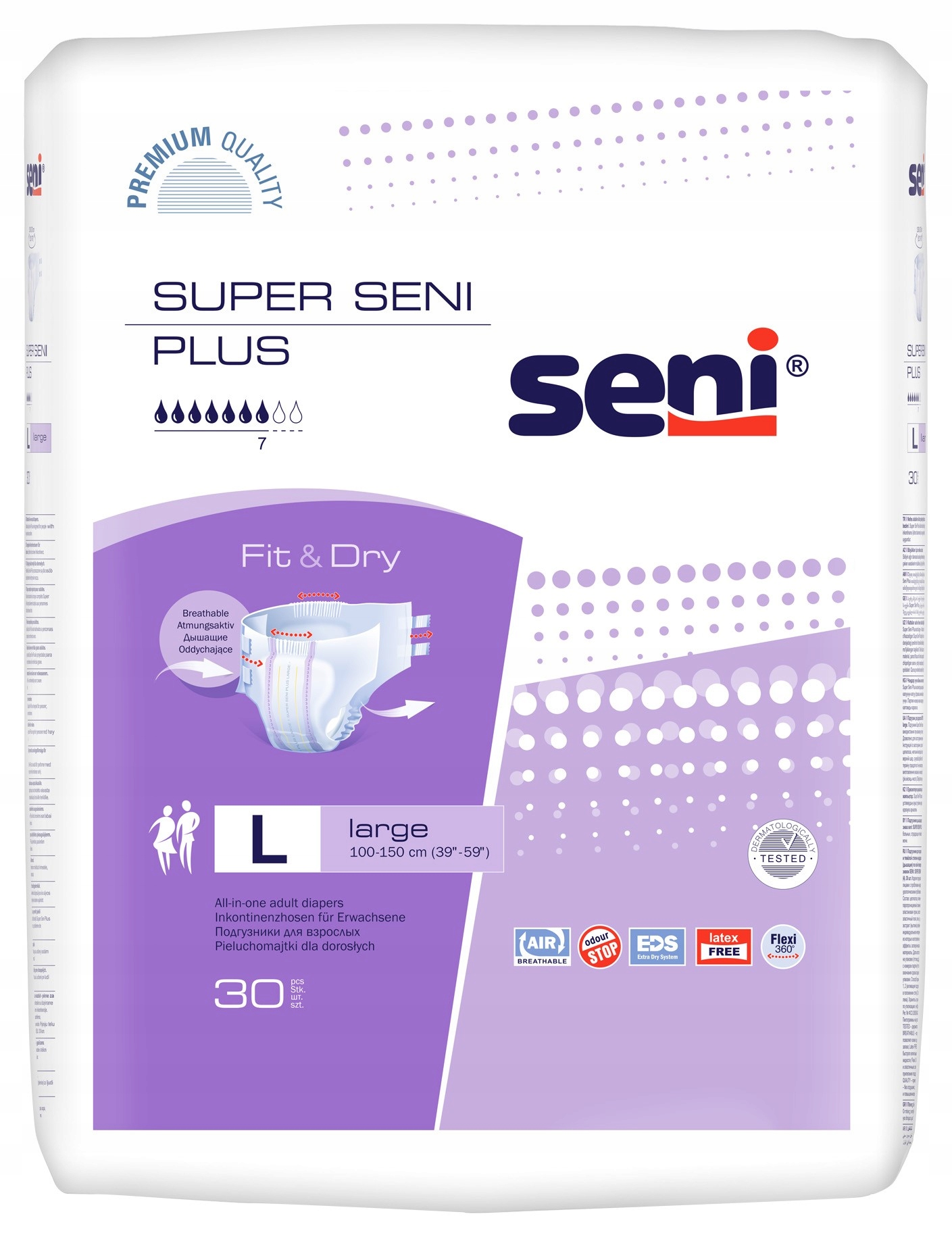 seni super plus pieluchomajtki medium