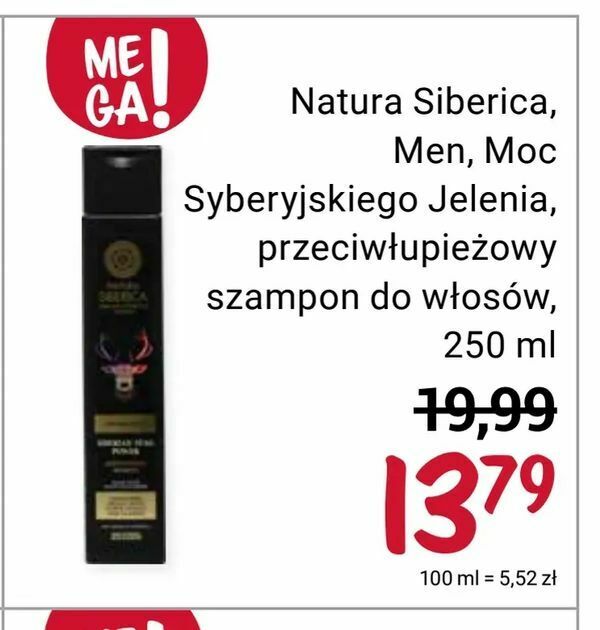 siberica szampon rossmann man