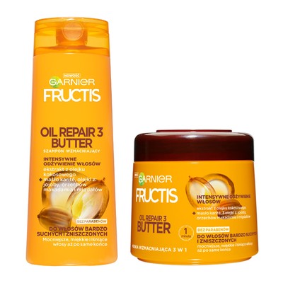 skład szampon garnier fructis oil repair 3