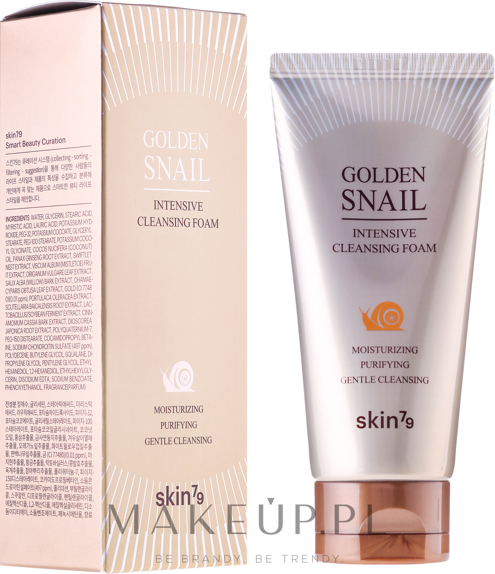 skin79 oczyszczając pianka do twarzy golden snail intensive cleansing foam