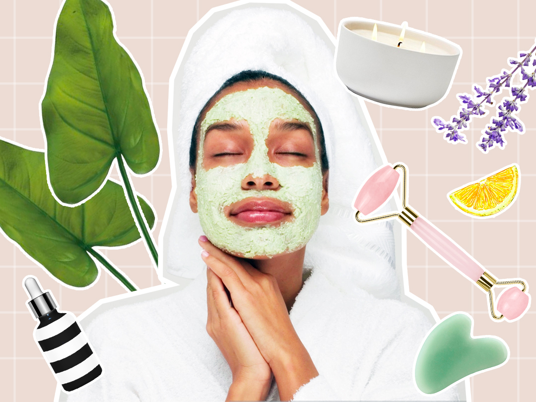 skincare pamper routine