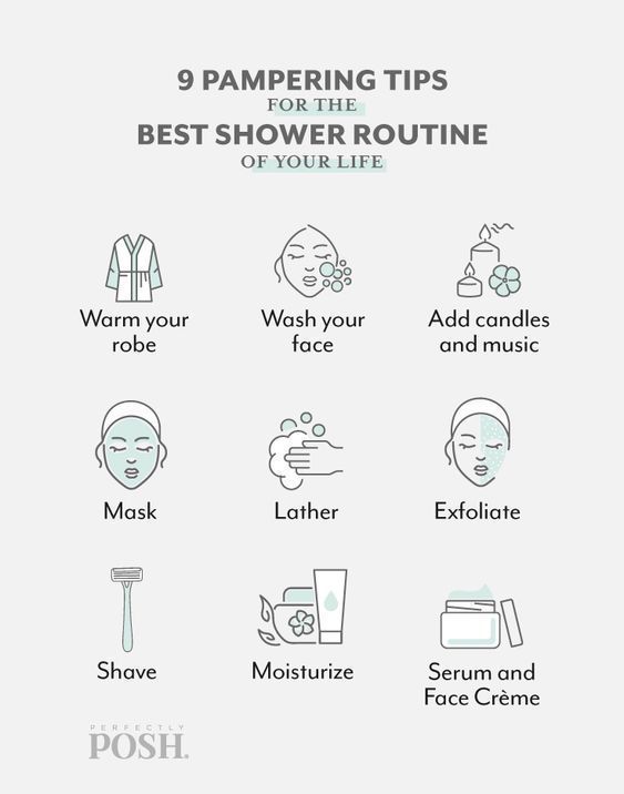 skincare pamper routine