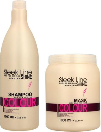 sleek line szampon colour ceneo