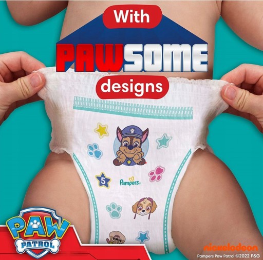 specjalny pampers pielucha poszerzajaca