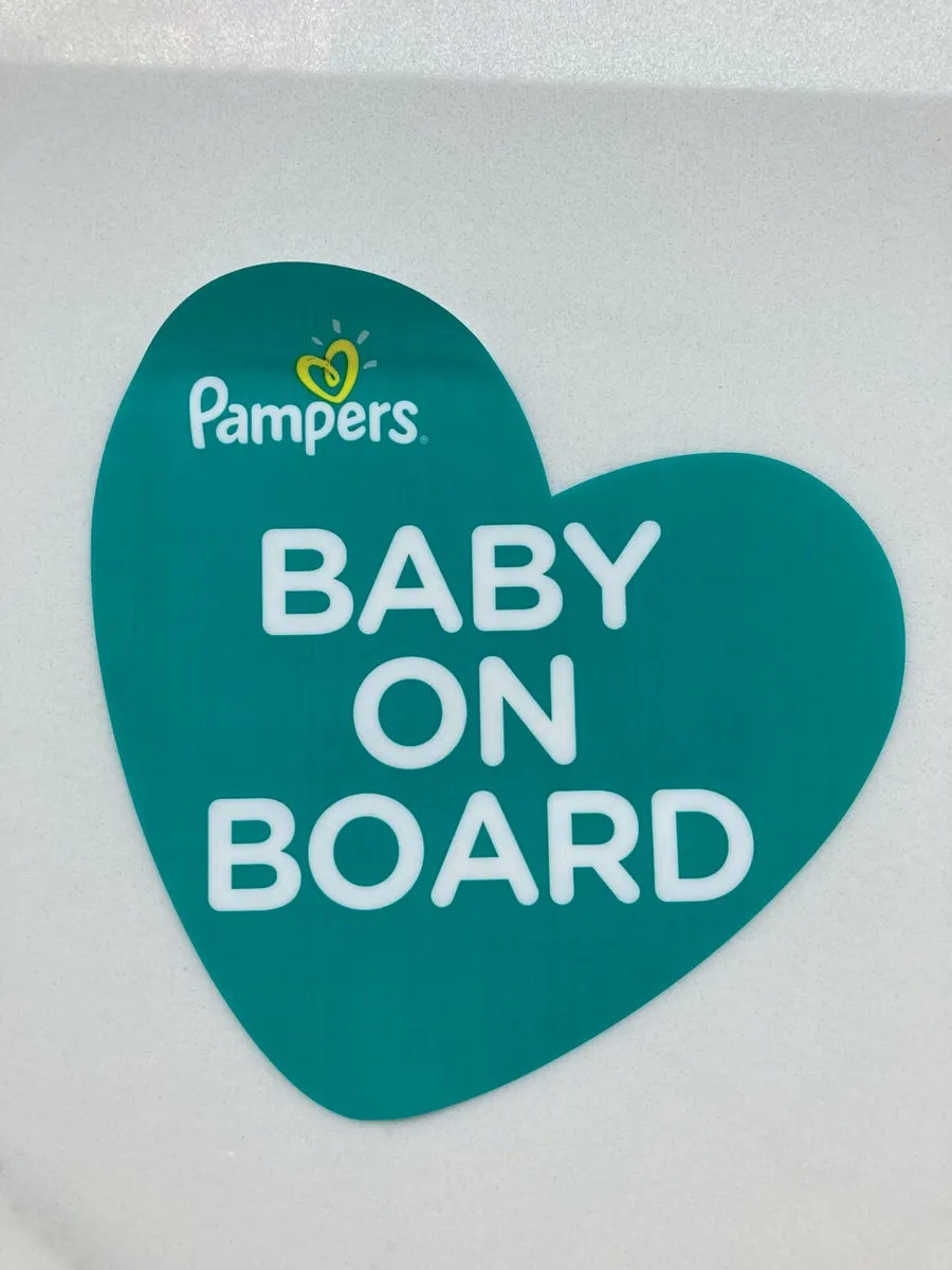 stickers on box pampers