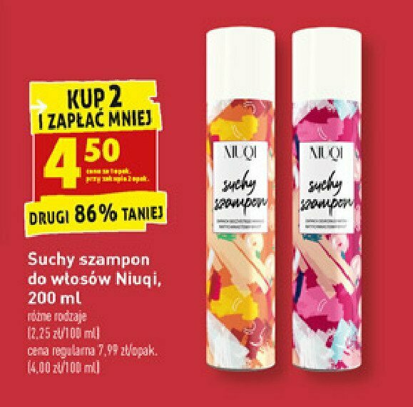 suchy szampon biedronka ml