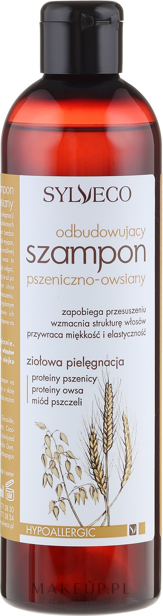 sylveco szampon odbudowujący pszeniczno-owsiany po keratyne