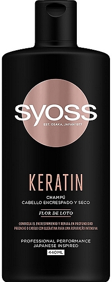 syoss keratin hair perfection szampon