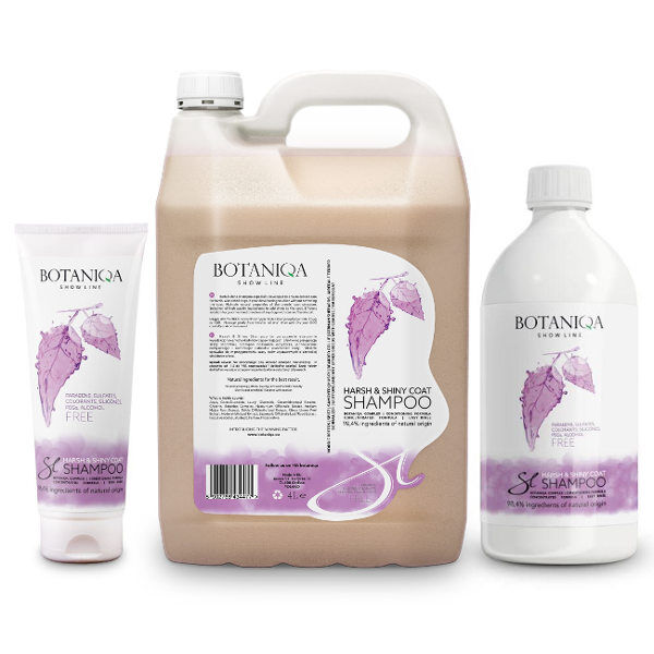 szampon botaniqa show line harsh & shiny coat shampoo skład