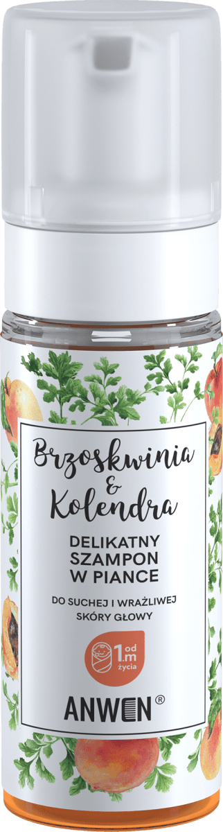 szampon brzoskwinia i kolendra