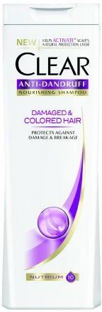 szampon clear damaged & colored hair repair