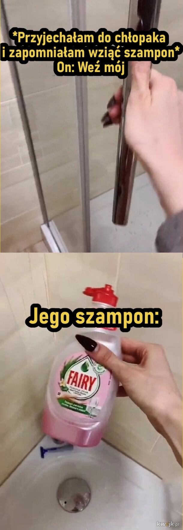 szampon dla niego dla niej memy