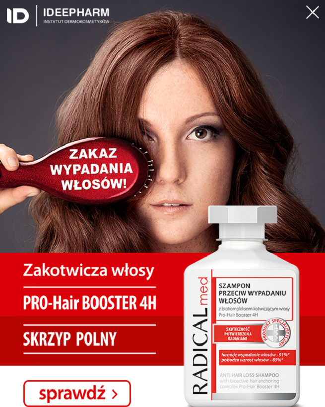 szampon do włosów nowy z reklama