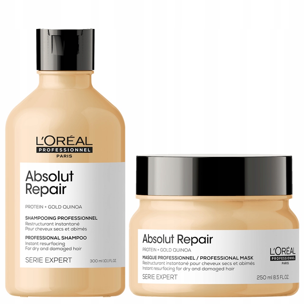 szampon i maska loreal absolut repair allegro