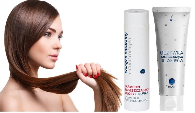 szampon i odżywka zagęszczający włosy colway