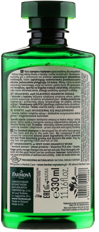 szampon łopian herbal