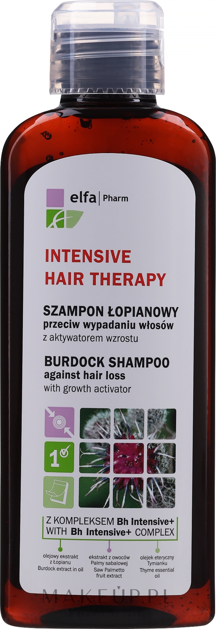 szampon łopianowy intensive hair therapy