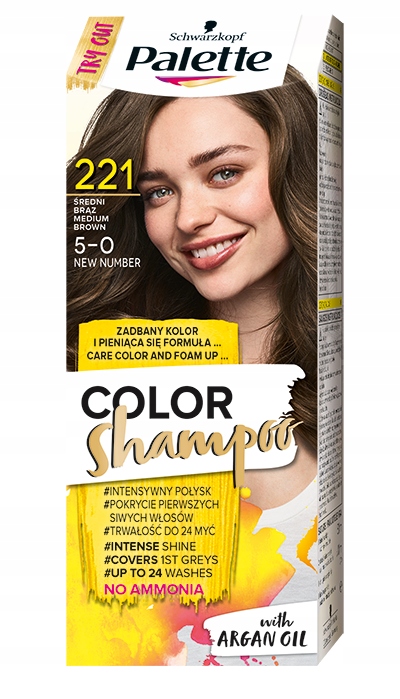 szampon palette ciemny blond