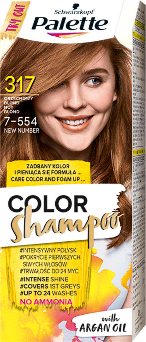 szampon palette orzechowy blond