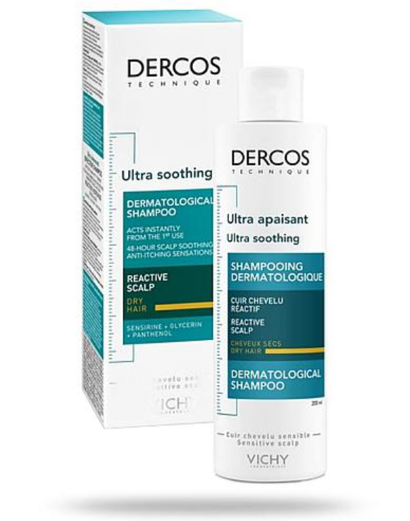 szampon vichy dercos ultra apaisant