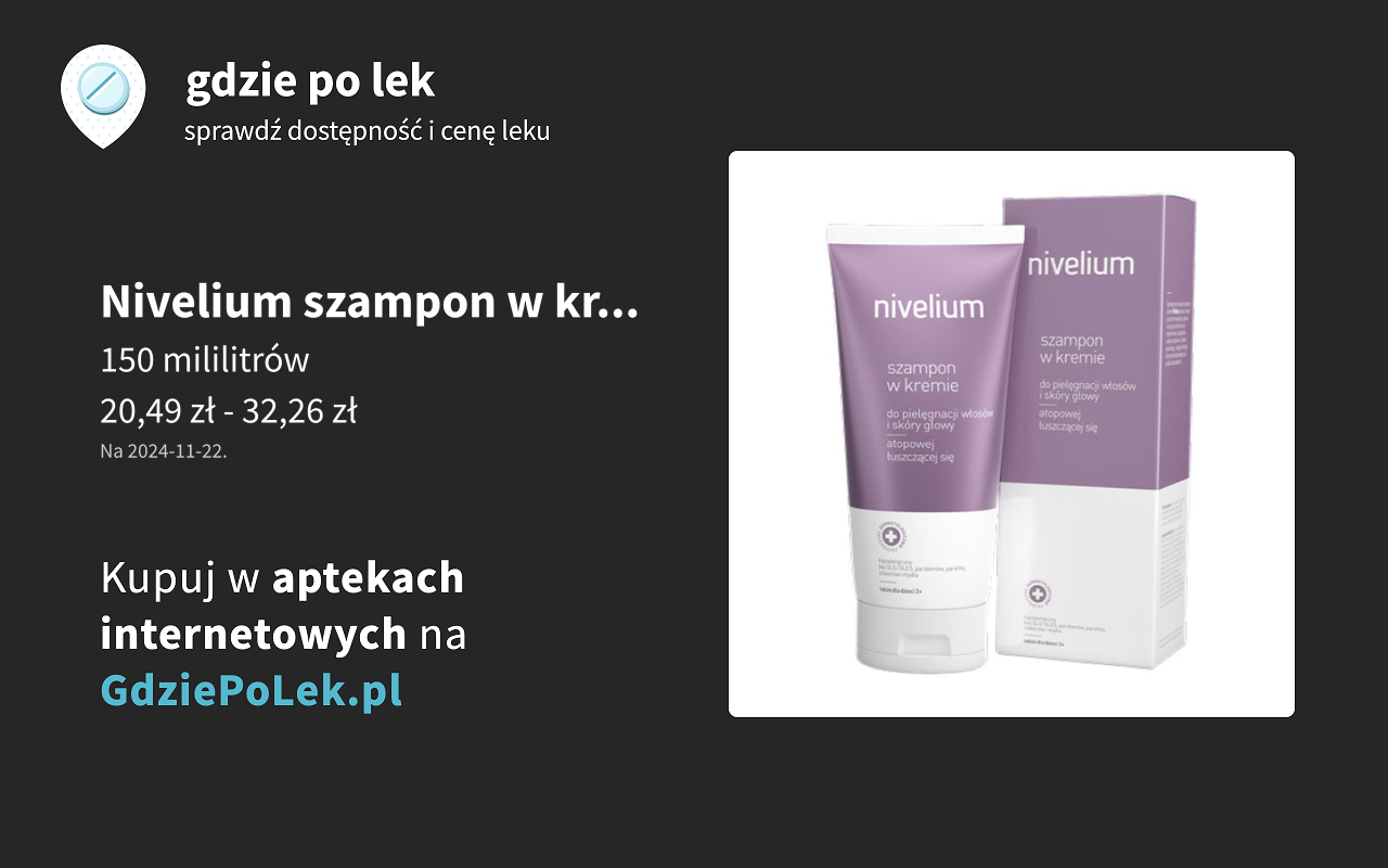 szampon w kremie nivelium