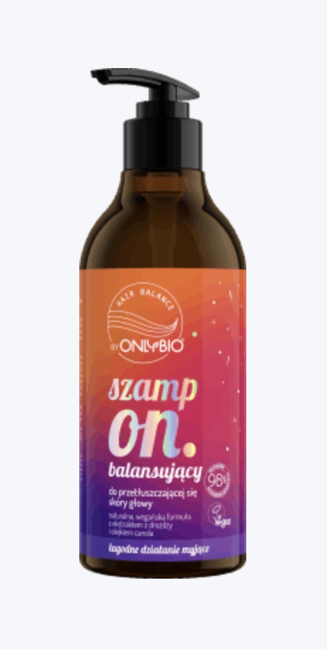 szampon włosy przetłuszczające się refill 500ml onlybio