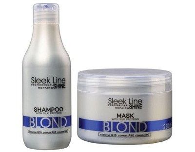 teraz taniej stapiz sleek line blond szampon