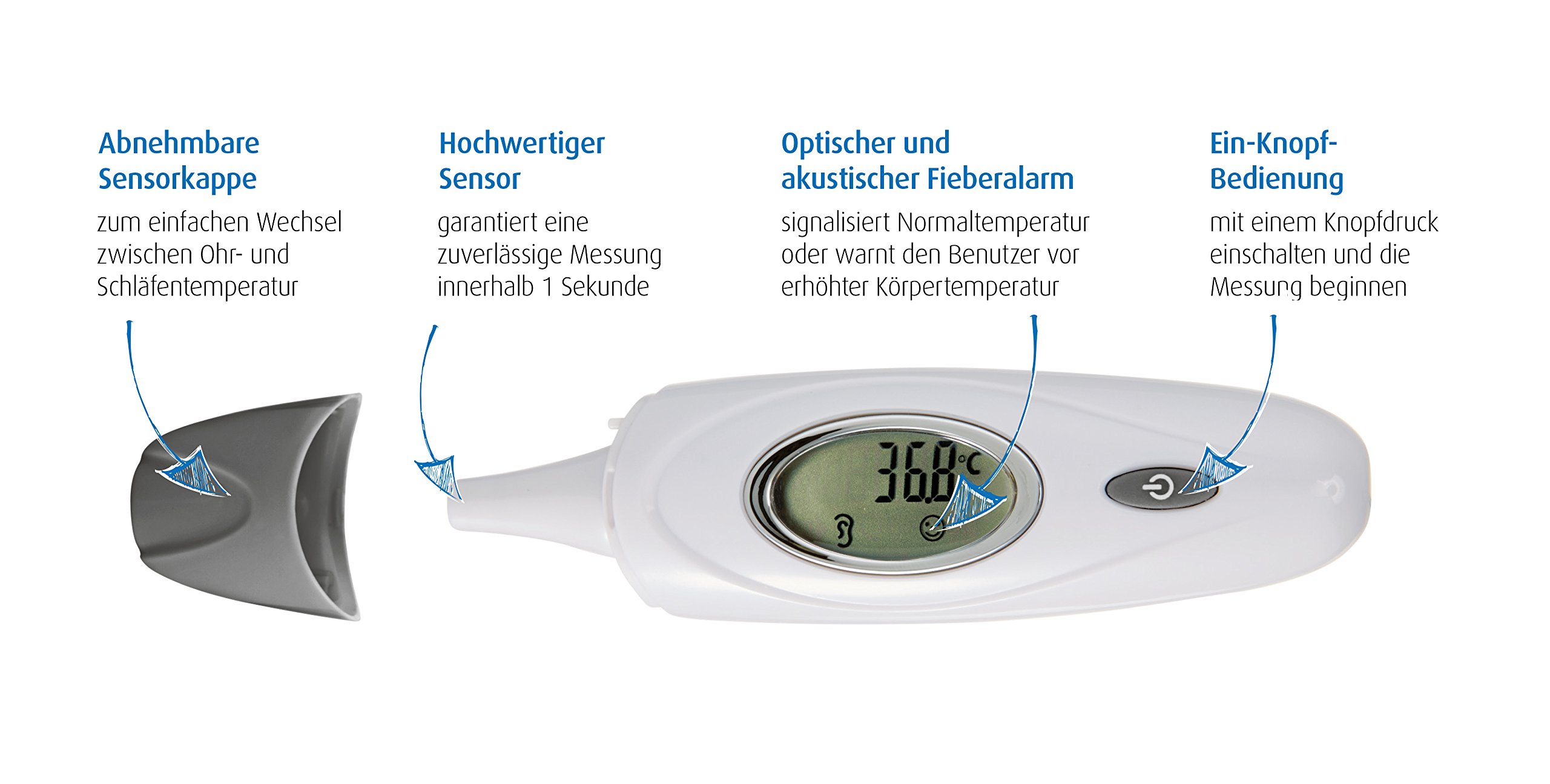 Termometr na podczerwień Reer 98020