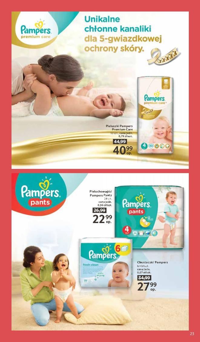 tesco gazetka pampers