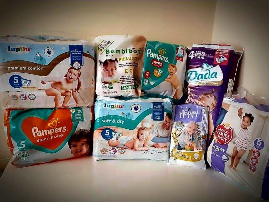 test pieluszek pampers