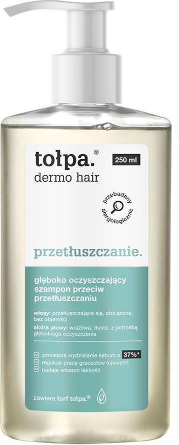 tołpa dermo hair szampon głęboko oczyszczający przeciw przetłuszczaniu